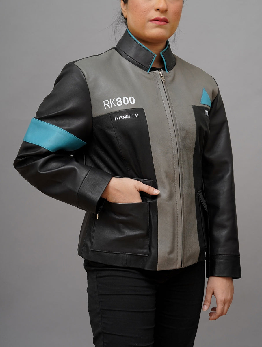 Handmade Detroit Become Human Connor RK800 Leather Jacket – Fanzilla ...