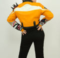 Kpop Rumi Yellow Costume Leather Jacket