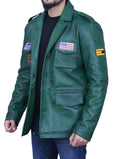 James Sunderland Military Leather Jacket
