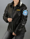 Kelly Mcgillis Top Flight Leather Jacket