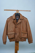 Major Motoko Inspired Brown Leather Jacket