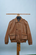 Major Motoko Inspired Brown Leather Jacket