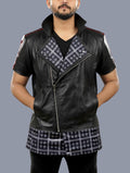 Yozara Kingdom Hearts 4 Inspired Black Cosplay Costume Leather Jacket