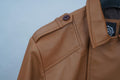 Major Motoko Inspired Brown Leather Jacket