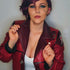 Women Inspired Vi Jacket | Arcane Legends Cosplay Costume Red Leather Jacket
