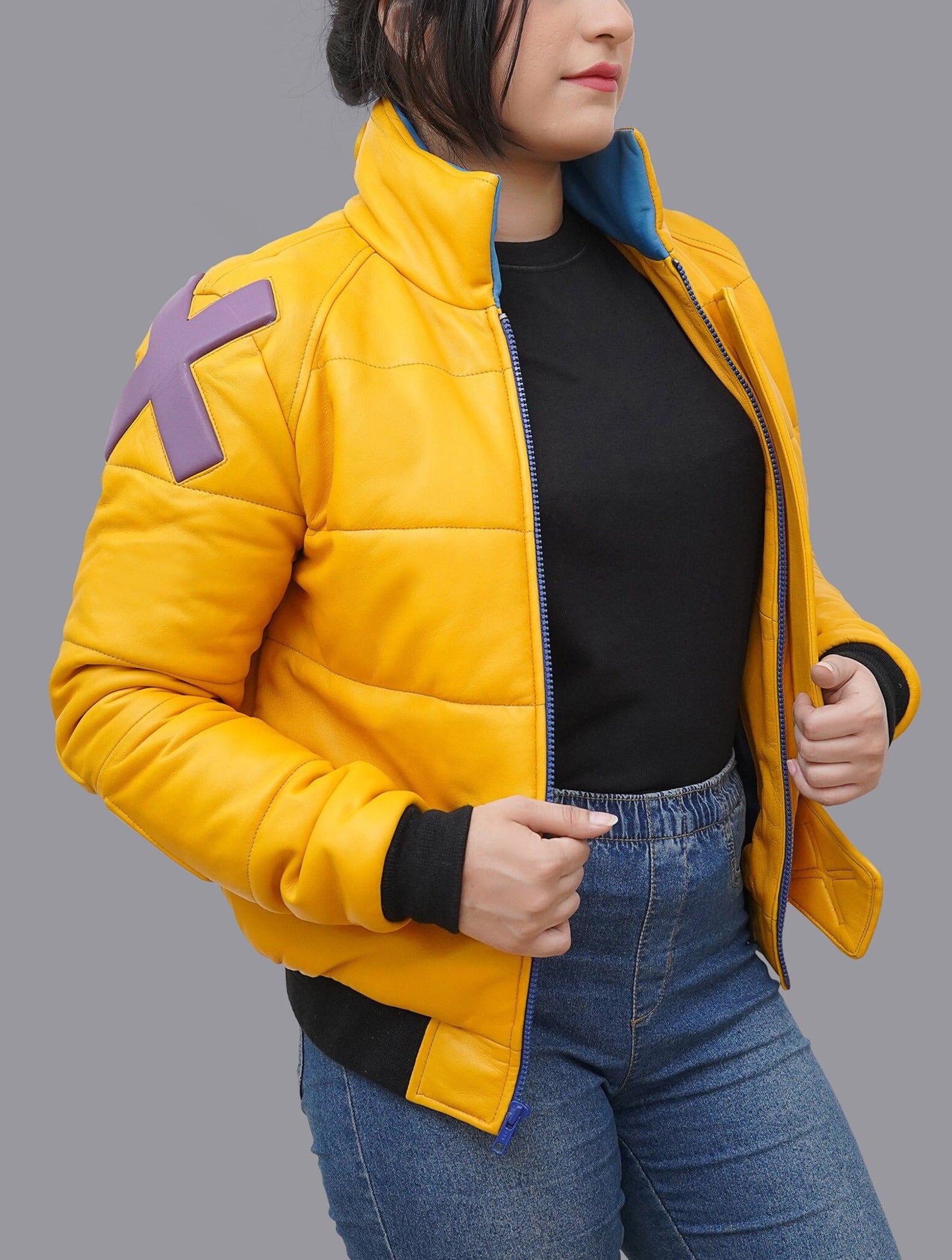 Agent Killjoy Yellow Costume Leather Jacket – Fanzilla Jackets