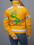 David Martinez Inspired Yellow Costume Leather Jacket