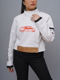 Racer Miku Jacket | Good Smile Racing Cosplay Costume White Leather Jacket