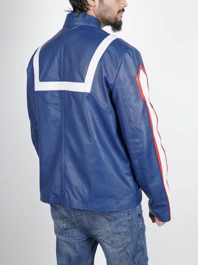 Mens Inspired Blue Cosplay Costume Jacket