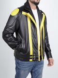 Mens Poke Spark Yellow Team Leader Jacket Anime Costume Cosplay Outfit