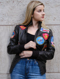 Tom Cruise Top Gun Leather Jacket for Womens