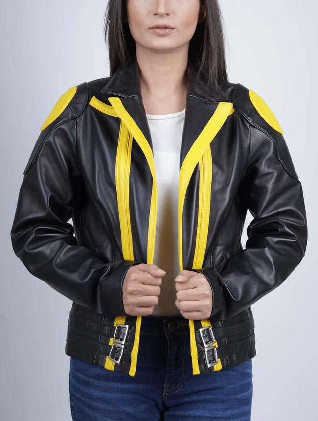 Womens Poke Go Yellow Team Cosplay Jacket